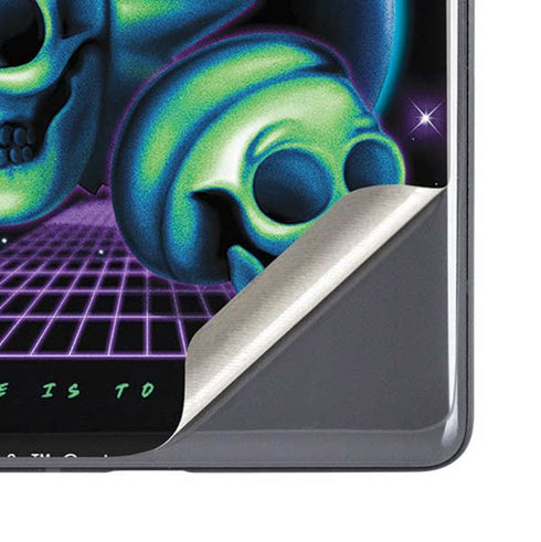 Adult Swim Rick and Morty Neon Skulls Google Pixel 7a Skin